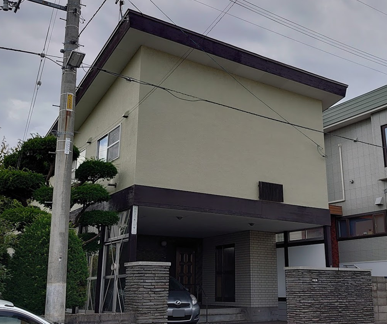 北海道札幌市/和風戸建ての屋根塗り替え（ブラウン　フッソ系）