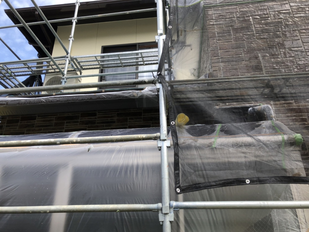 松山支店K様邸養生