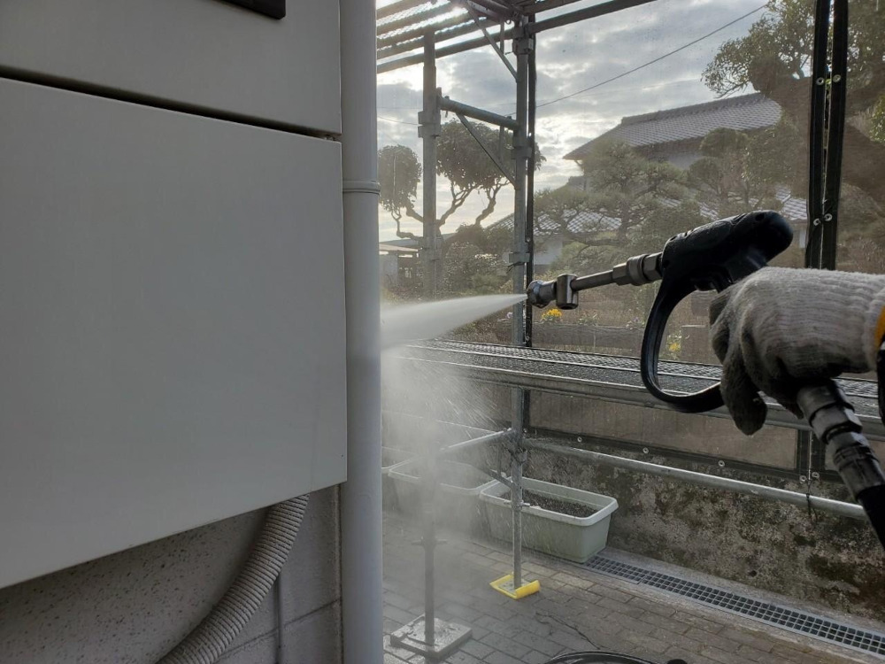 岡山支店K様邸高圧洗浄２