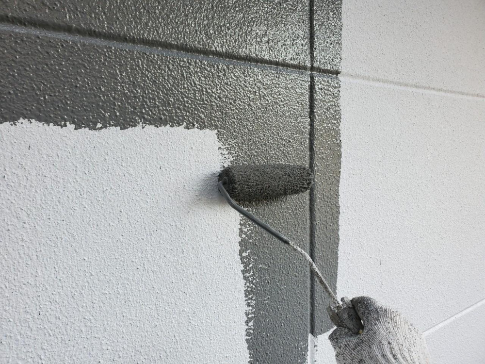 岡山支店K様邸上塗り１