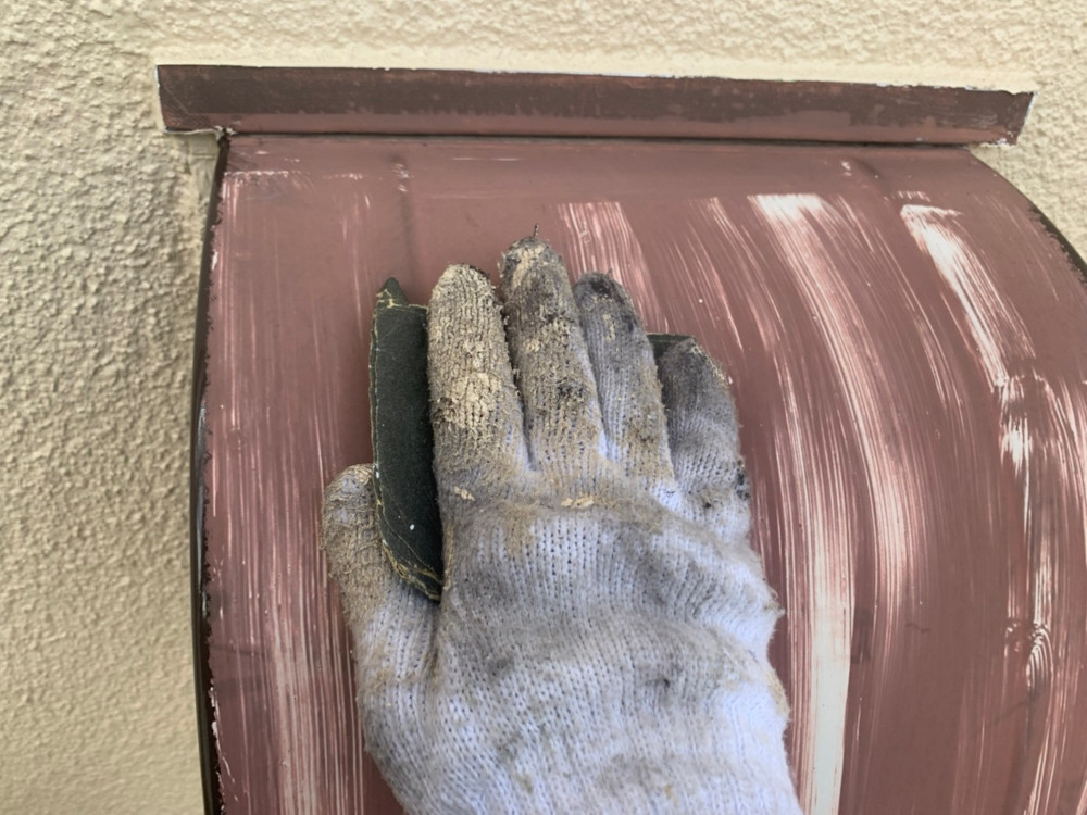 大阪支社O様邸付帯塗装ケレン