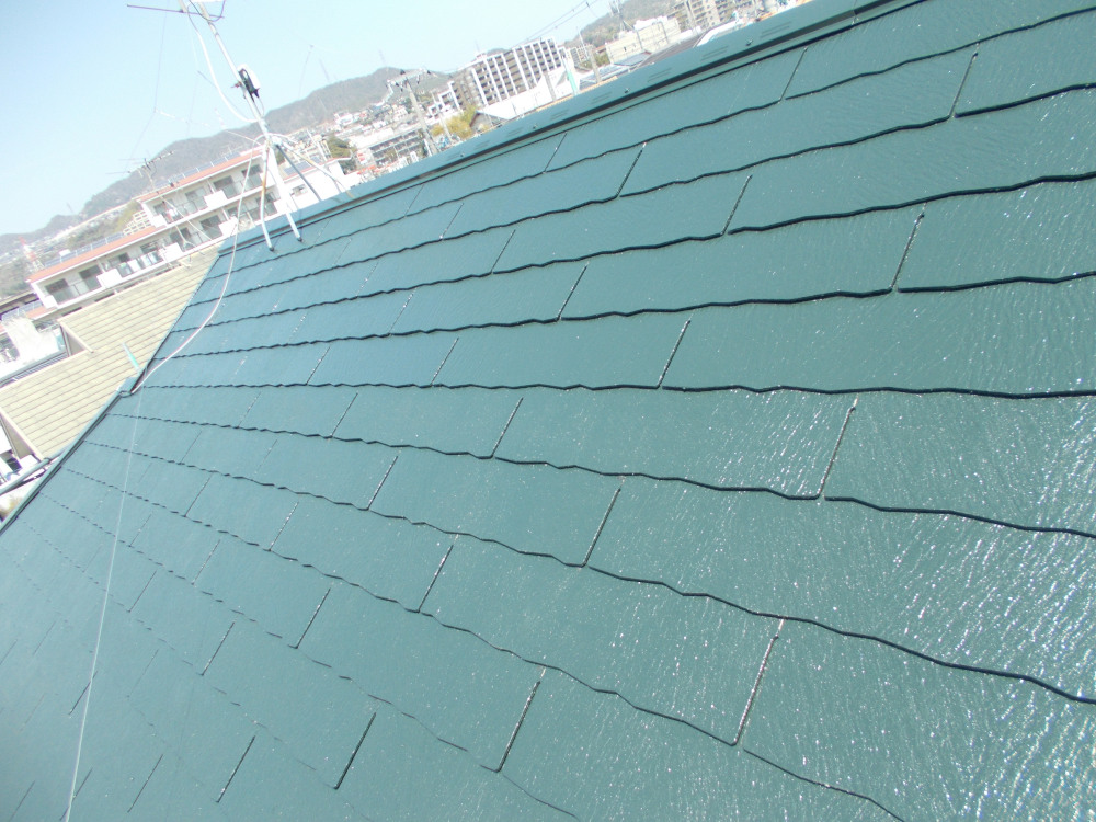 神戸支店M様邸屋根塗装２
