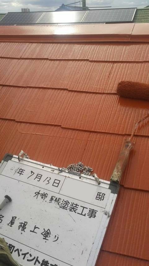 大阪支社Y様邸屋根塗装