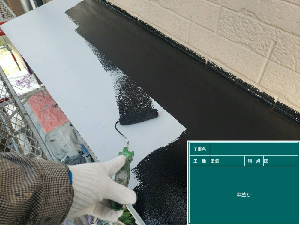 福岡支社I様邸付帯塗装２