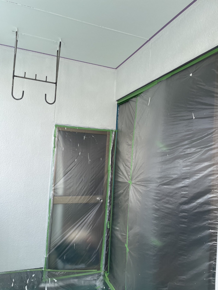 いわき支店I様邸養生作業