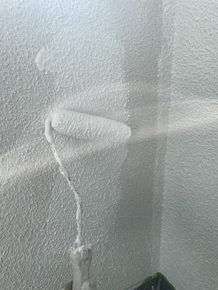 いわき支店I様邸外壁下塗り