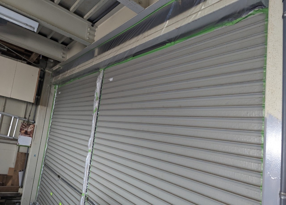 名古屋支店K様邸シャッター養生